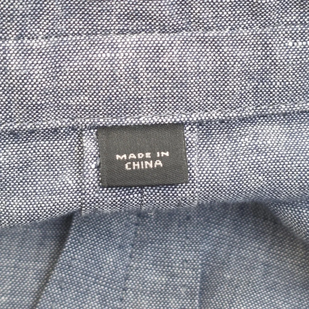 J.Crew Ludlow Somelos Blazer Men's 40R Gray-Blue Linen Blend 2-Button